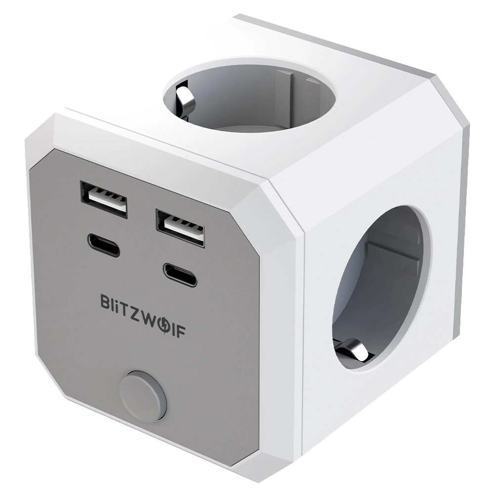 BlitzWolf BW-EC2 8-in-1 Wall Cube Socket