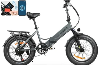 SAMEBIKE LOTDM200-II Step-Through Folding Electric Bike