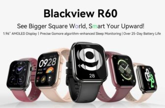 000118-[World Premiere] Blackview Smartwatch R60 Watch 1.96'' AMOLED Display 800mAh Blu