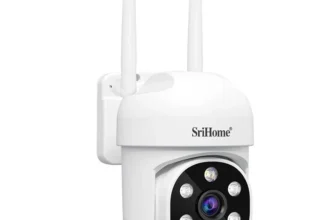 Srihome SH061 1080P 2MP HD WiFi Home Security Camera PTZ AI Wireless Monitoring Camera Night Vision