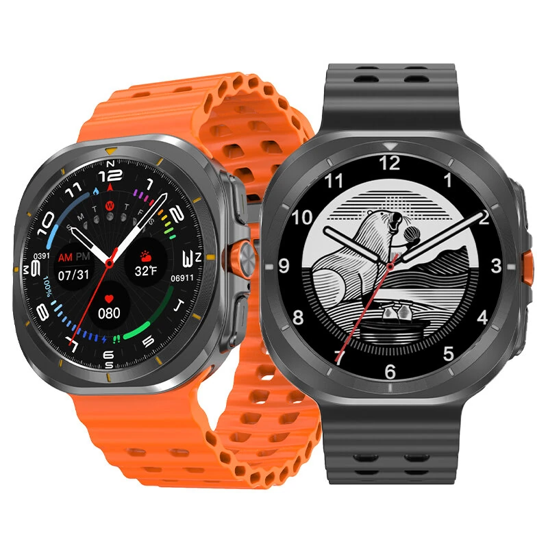 DT NO.I DT Watch Ultra 1.5inch HD Screen Built-in 4GB Memory 1000+ Songs ChatGPT - Recorder - NFC - Compass bluetooth Call