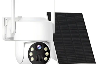 Hiseeu WTD714 4MP 2K HD Solar PTZ WiFi Security Camera