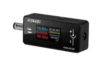 KWS DC28 Current Voltage Tester 4 30V 12A Digital Ammeter 0.96 inch TFT Display High Precision