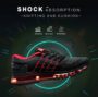 ONEMIX Mens Running Shoes Air Cushioning Sneaker Ultra Light Shock Absorption Breathable Wear-resistant Fitness Trainers Sports Sneaker