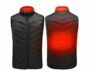 TENGOO HV-02 Unisex 2 Places Heating Vest 3-Gears Heated Jackets USB Electric Thermal Clothing Winter Warm Vest Outdoor Heat Coat...