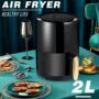 AUGIENB 2.5L 1000W Air Fryer Intelligent Electric Household Multi-Functional Oven