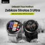 Zeblaze Stratos 3 Ultra 1.43 inch AMOLED GPS Dual Band GNSS 5 ATM IP69K Smart Watch