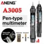 ANENG A3005 Digital Multimeter Pen Type 4000 Counts Professional Meter Non-Contact Auto AC/DC Voltage Ohm Diode Tester