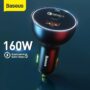 Baseus 160W Quick Charge 5.0 car Charger