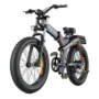 ENGWE X24 19.2Ah+10Ah Dual Batteries 1000W Folding Electric Bike 24*4.0 Inch Fat Tire 100-150km Mileage