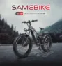 SAMEBIKE RS-A08 Electric Bike 17Ah 48V 750W 26 Inches Electric Bike Smart Bike 65-100km Mileage Max Load 100-150kg With EU...