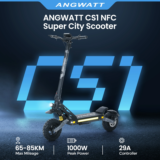 ANGWATT CS1: Σηκώνει 200 κιλά, ξεκλειδώνει με NFC, και έχει μοτέρ 1000W με 55km/h τελική ταχύτητα, στα 553€!!