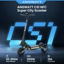 ANGWATT CS1: Σηκώνει 200 κιλά, ξεκλειδώνει με NFC, και έχει μοτέρ 1000W με 55km/h τελική ταχύτητα, στα 553€!!