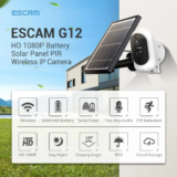 ESCAM G12 : Full HD κάμερα ασφαλείας, με μπαταρία, ηλιακό συλλέκτη και δωρεάν Cloud Storage με 54.7€ απο Ευρώπη!