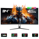 FYHXele FY34WQHC: Κυρτό Ultrawide 1440P Monitor, 34″ , με 165hz refresh rate και Adaptive sync από Ευρώπη με 315.7€!