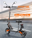 JOYOR S8E: Πατίνι 500W, που σηκώνει μέχρι 120 κιλά και έχει και σέλα για να σε πηγαίνει άνετα, και καθρέπτες!