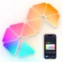 LIXINCORDA Smart RGBIC LED Triangle Light Panels Music Sync APP/Remote/Voice Control