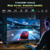 TITAN ARMY C32C1S : 1440p Monitor 31.5″, με κύρτωση 1500R και 240hz refresh rate!