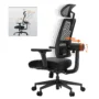 Newtral MagicH002 Ergonomic Home Office Chair, High Back Desk Chair with Unique Adaptive Lumbar Support, Adjustable Headrest, Seat Depth Adjustment,...