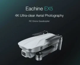 [#Ιστορικό_Χαμηλό] Eachine EX5: Ένα σούπερ, Foldable, Drone με 4Κ HD κάμερα στα 82.5€!